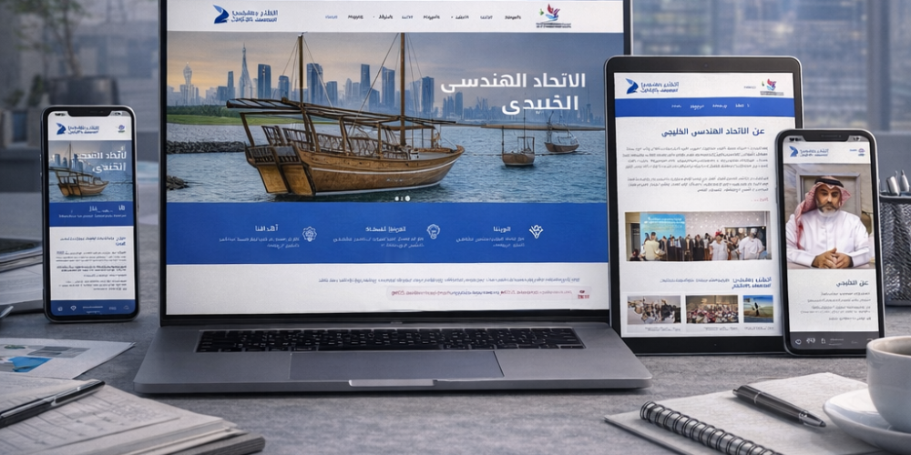 engineering organization website design in GCC