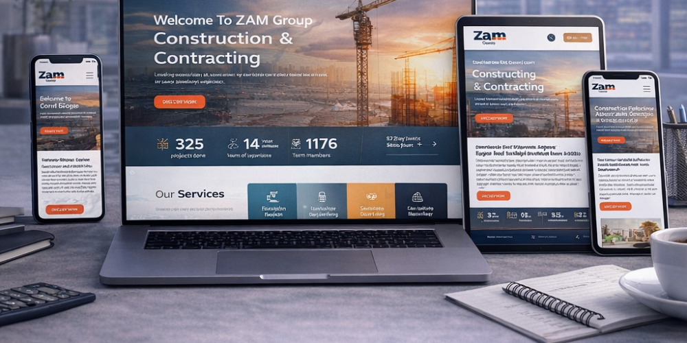 diversified business group website design in Saudi Arabia